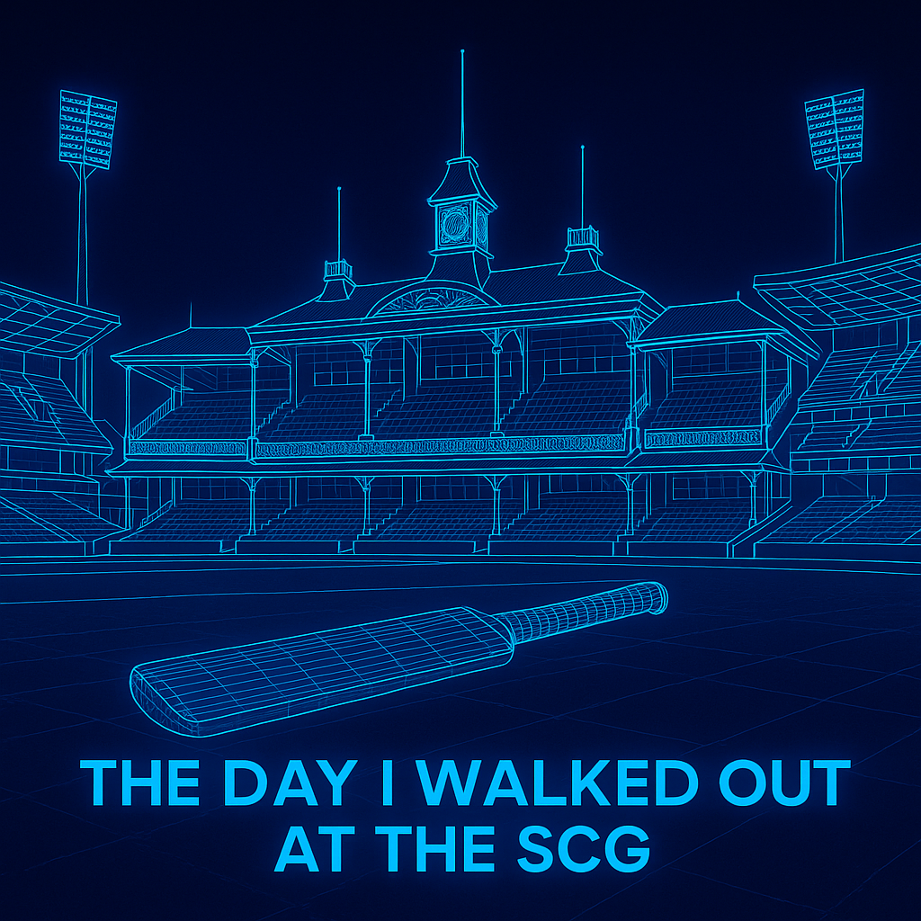 The Day I Walked Out at the SCG 